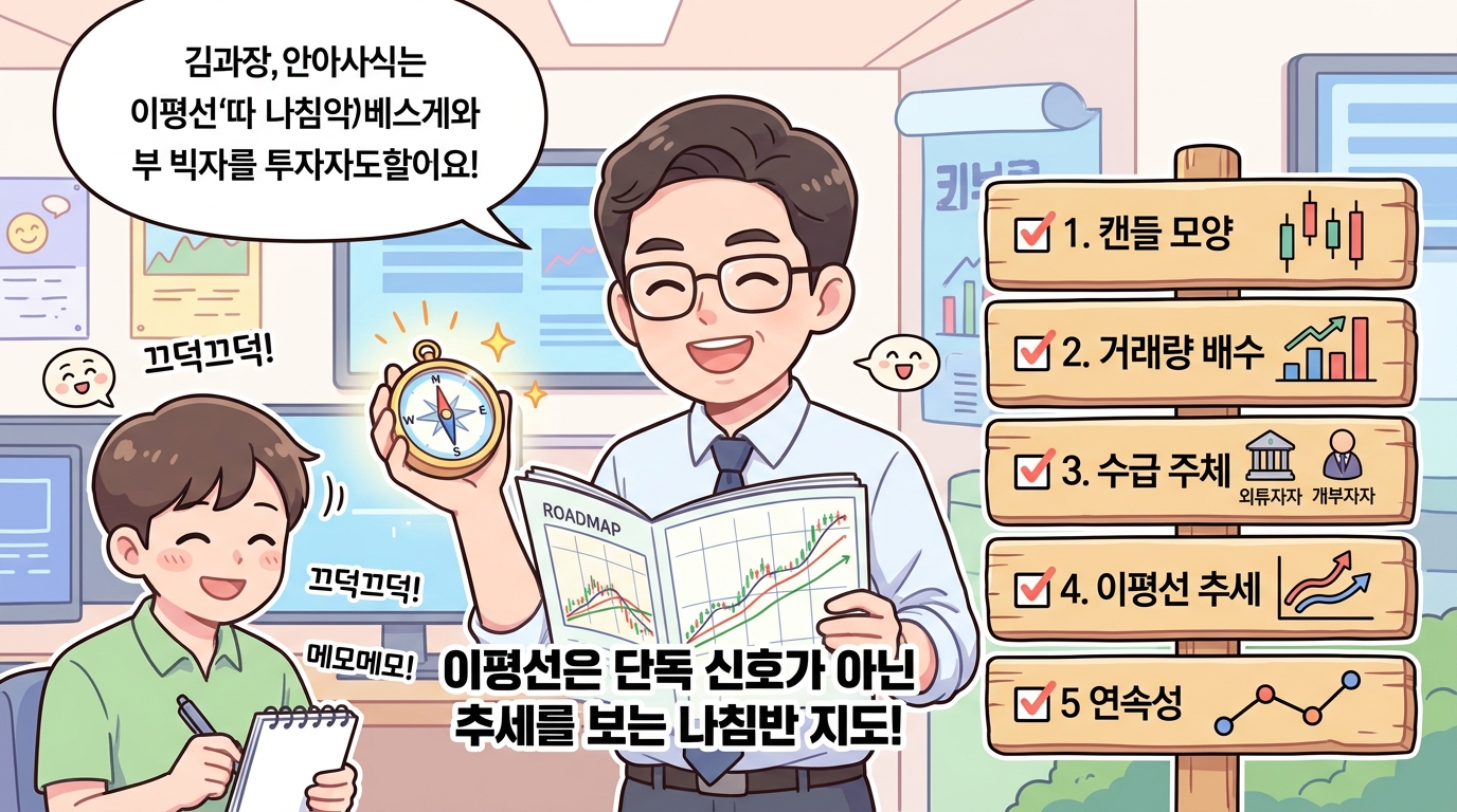 이평선 안전 활용법과 5단계 통합 체크리스트 인포그래픽